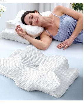 Emircey Clinical-Level Relief Cervical Neck Pillow for Sleeping, Orthopedic .